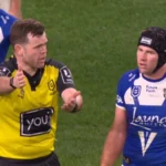 Burton goes to the sin bin for ugly error
