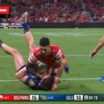 Isaako scores with suspect put-down