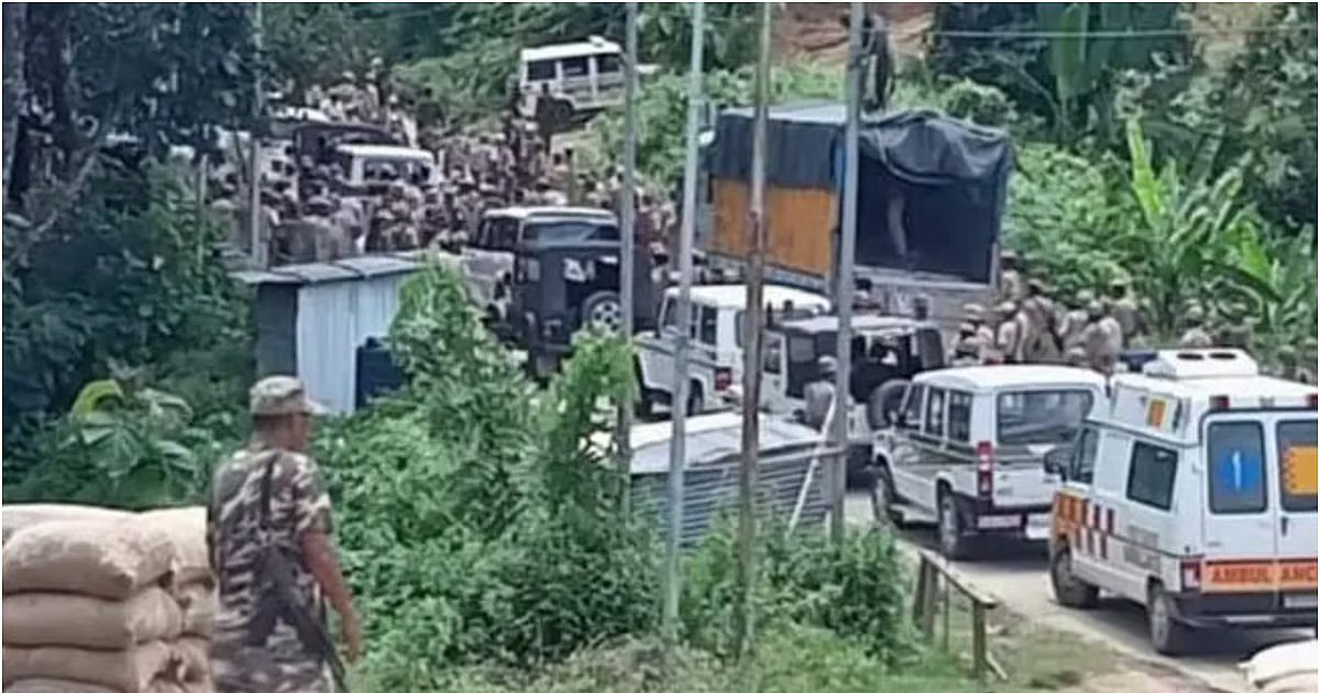 Attempt to lift truckers’ blockade triggers tension on Assam-Mizoram border