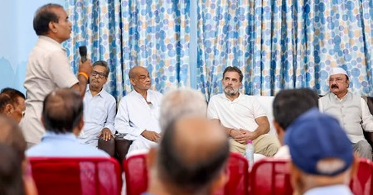 Rahul Gandhi holds ‘Janata Darbar’ in Rae Bareli, SP workers attend