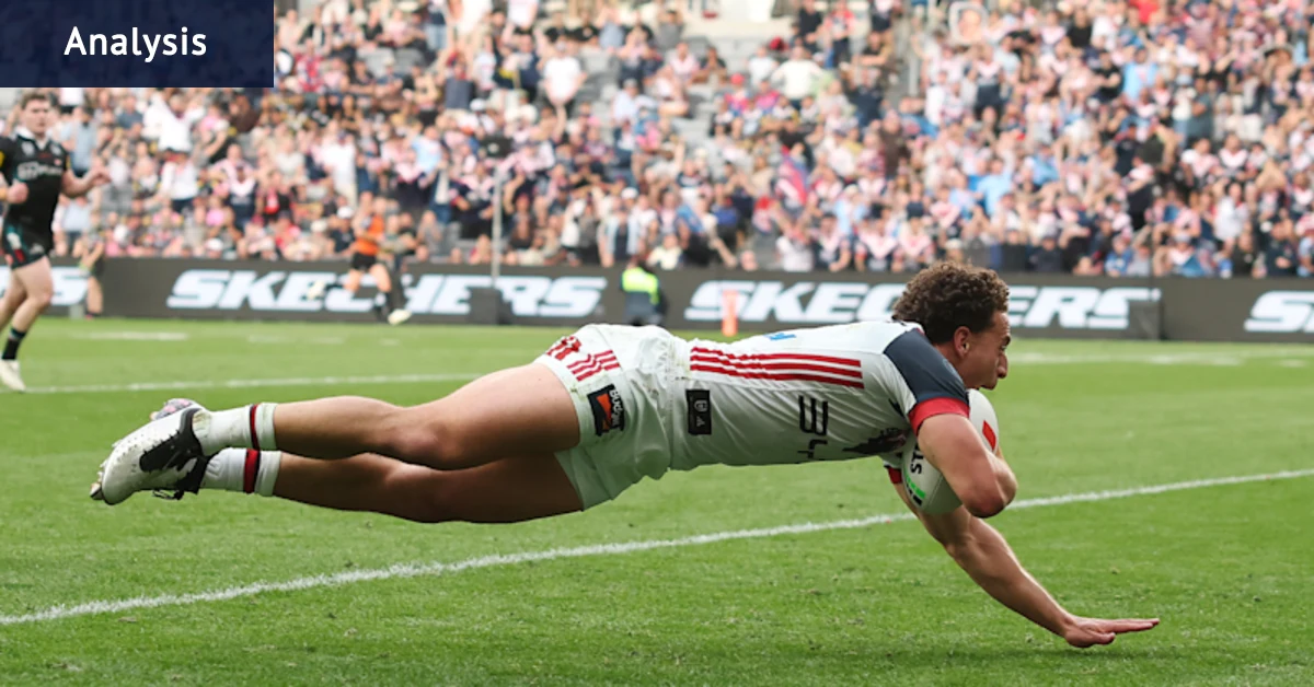 Mark Nawaqanitawase: Roosters star shines despite 19-12 loss to Penrith Panthers in NRL finals